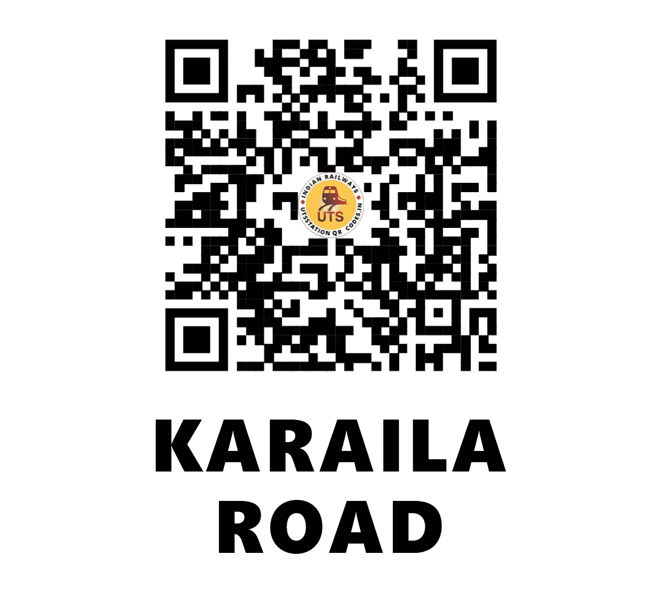UTS QR Code for KARAILA ROAD - KRLR (EC - MADHYA PRADESH)